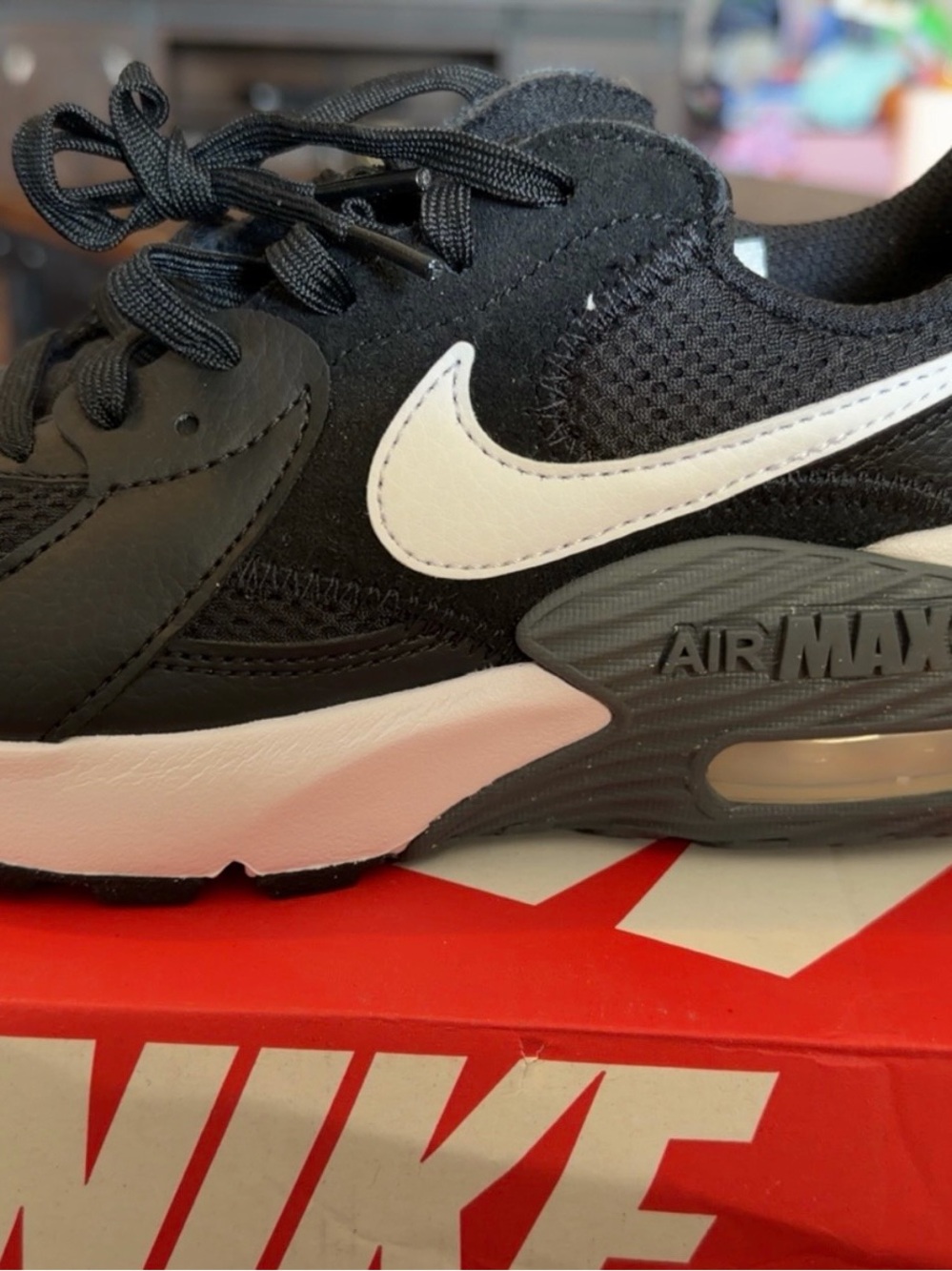 Nike women’s ' Black & White Air Max Sneakers